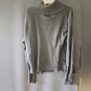 Anthropologie Gray Turtleneck Sweater